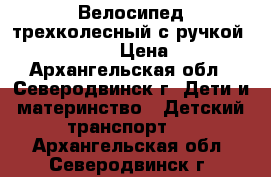 Велосипед трехколесный с ручкой Trike Flower › Цена ­ 3 500 - Архангельская обл., Северодвинск г. Дети и материнство » Детский транспорт   . Архангельская обл.,Северодвинск г.